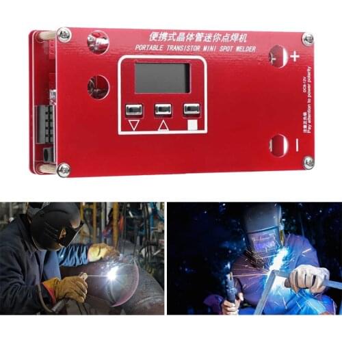 Portable Transistor DIY Mini Spot Welding Machine for 18650 Lithium Battery 12V Automobile Battery Spot Welder Welding Tool Kit