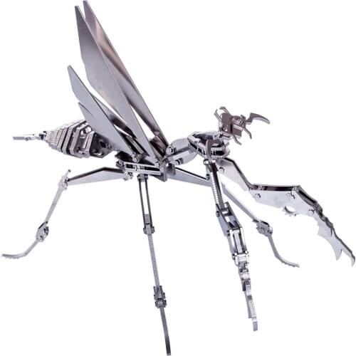 Drop Shipping DIY Assembled Model Kit 3D Stainless Steel Assembled Detachable Model Small Ornaments home decor - Mantis