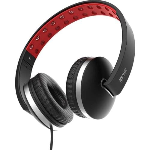 Gorsun GS785 Foldable Headphones with Mic Sports Lightweight Stereo On-ear Headsets Strong Bass Earphones For Computer PC Phones
