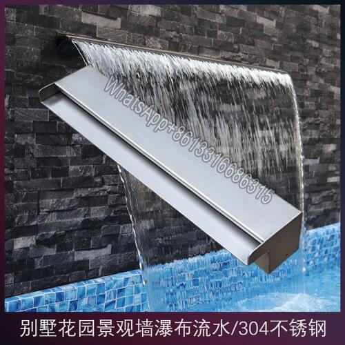Spillway,waterfall fountain,wall fountain,swimming pool waterfall,stainless steel 304 waterfall nozzle