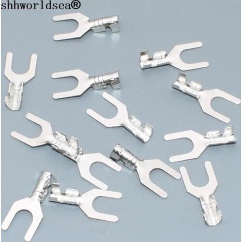 Shhworldsea DJ4413 4.2 Y type terminal U type terminal lugs on 4.2 4.2 MM fork type terminal
