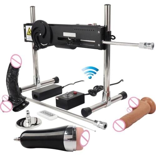 Fredorch Upgraded Quiet Automatic Sex Machine With Big Dildo Vibrators Gun Erotic Love Machines Double Head for Women Men