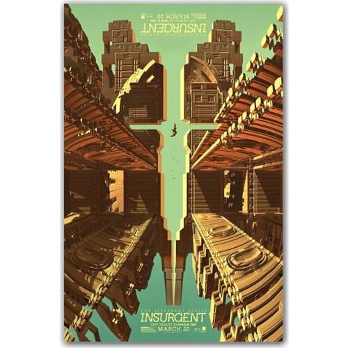 Insurgent Silk Poster Classic Movie Wall Art Print 12x18 24x36 inch Decoration Pictures Living Room Decor