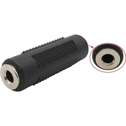 1Pcs 3.5mm Audio Adapter 3.5mm Female to 3.5 mm Female Jack Stereo Adapter Extension Cable Audio Connector for Headphone Car AUX