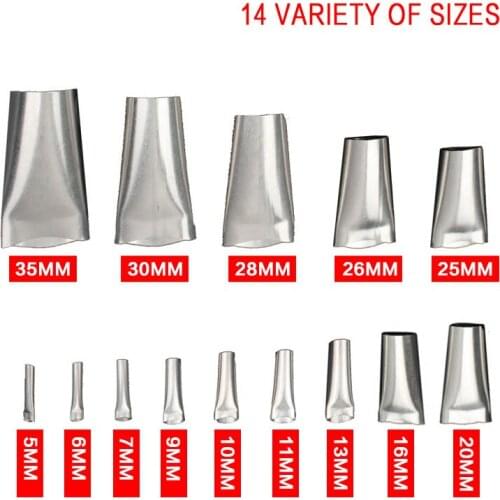 14PCS Stainless Steel Caulk Nozzle Applicator Caulking Finisher Glue Silicone Sealant Finishing Tool for Bathroom Kitchen Sink