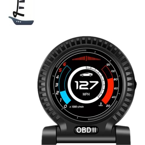 2021 Newest Car Electrics Head Up Display Car Computer On-Board Speed Odometer Turbo Boost Pressure Security Alarm HD Display