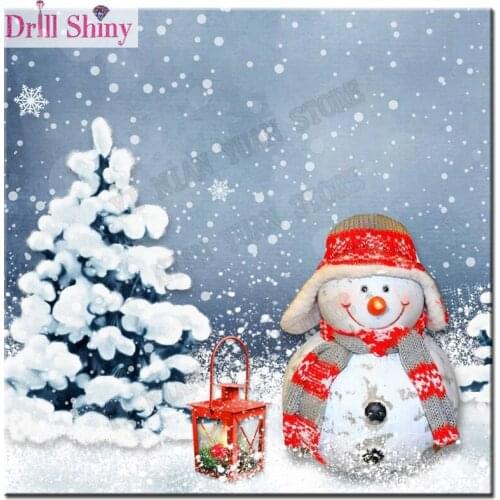 Diamond Embroidery 5D Diy Diamond Painting Christmas snowman Diamond Mosaic Cross Stitch Picture of Rhinestone Decoration gift