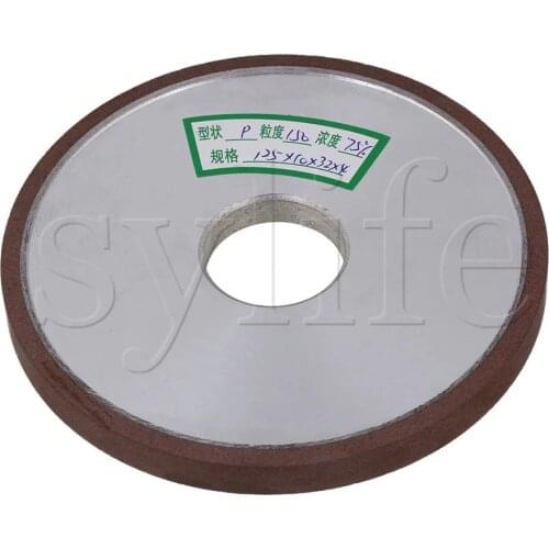125*10*32mm Dia Aluminum Resin Diamond Flat Disc Grinding Wheel Grit 150 Cutting 80