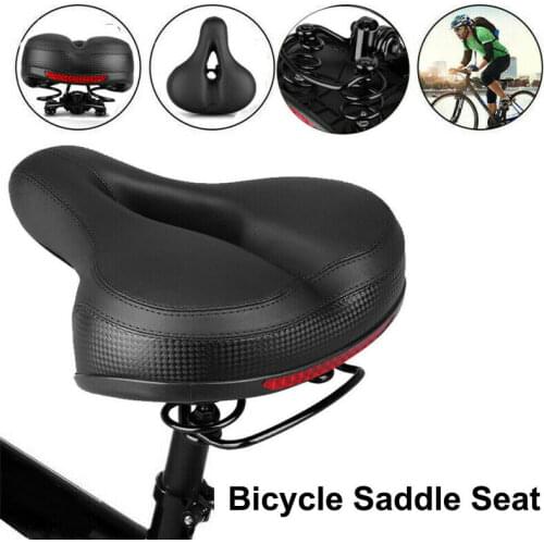 Shock Absorb Wide Bicycle Saddle Seat MTB Mountain Bike Cushion Comfort UP GEL