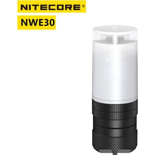 NITECORE NWE30 Emergency Electronic Whistle output of 120dB Multifunction Camping lights Utilizes 4 x OSRAM P8 LED 2000LM