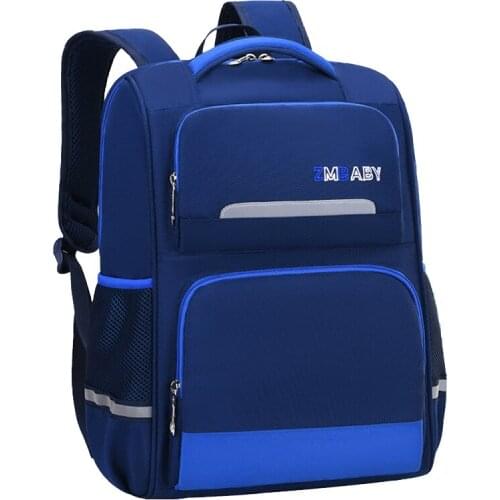 Kids Orthopedic School Bags for Girls Boys Korean Reflective Strip Waterproof Bookbag Children Multifunction School Backpacks