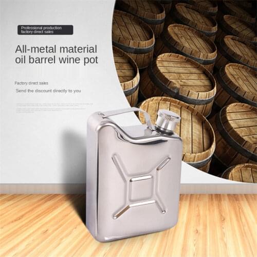 5 Oz Hip Flask with Funnel Portable Whisky Wine Pot Creative Stainless Steel Flagon for Whiskey Liquor Personalized Men Gift