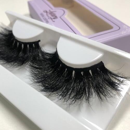 Natural Soft Thicker Eyelashes 25mm Dramatic Lashes Cruelty Free Makeup Reusable Eye Lash