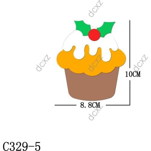 New ice cream Wooden die Scrapbooking C329-5 Cutting Dies Multiple sizes