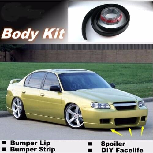 NOVOVISU For Classic 2004 2005 Bumper Lip Lips / Shop Spoiler For Car Tuning / Body Kit + Strip