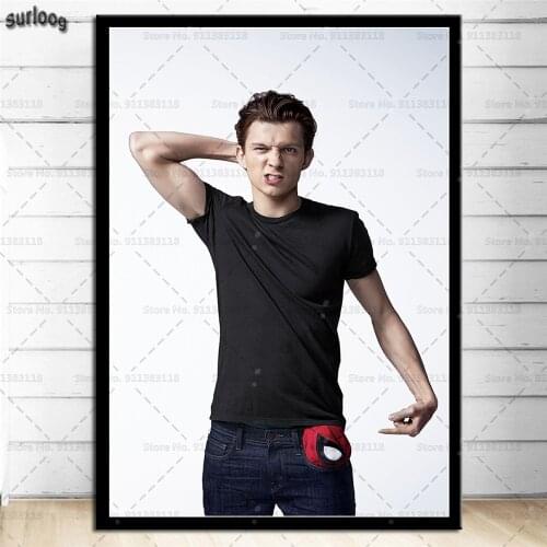 Posters and Prints Tom Holland Movie Actor Wall Art Pictures Poster Canvas Painting for Home Decoration
