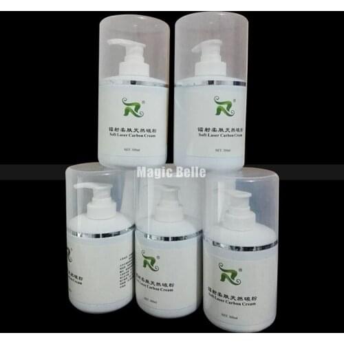 Popular Style 300ml soft laser carbon cream gel powder q switched nd yag laser natural toner for beauty salon