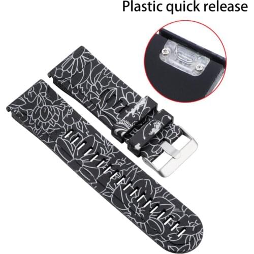 26 22 20mm Watchband For Garmin Fenix 6 6X Pro 5 5X Plus 3HR Silicone Band Fenix6 Fenix5 Watch Quick Release Easyfit Wrist Strap