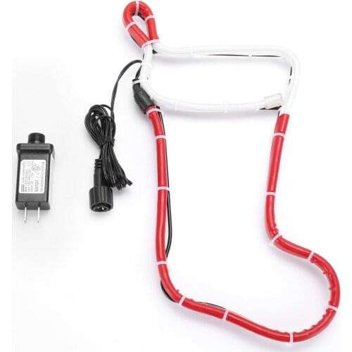 Christmas socks Neon Sign Light Night Lamp Party Coffee Bar Mural Neon Sign Crafts Decor US/EU/UK/JP Plug