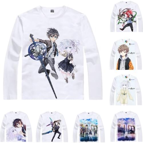 Coolprint Anime Shirt Hand Shakers T-Shirts Multi-style Long Single Gear Tazuna, Sproutcket Koyori Cosplay Motivs Hentai Shirts