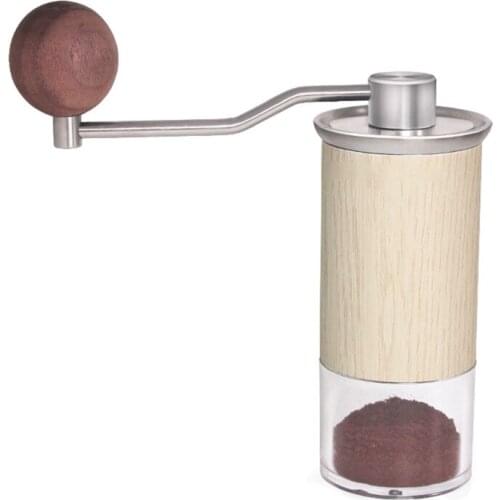 Manual Coffee Grinder Manual Grain Grinder With Manual Adjustable Setting Stainless Steel Whole Bean Burr Grinder