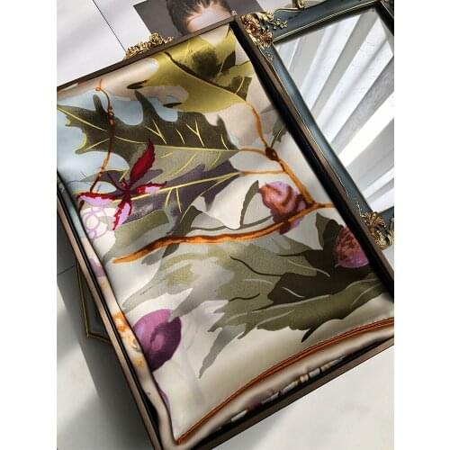 16MM multi-color silk scarf for women in spring autumn, gorgeous all-match mulberry 100% mulberry silk Square scarf, shawl