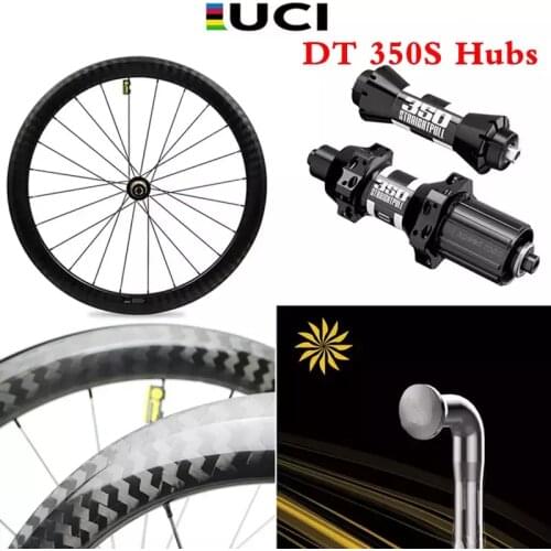 12K Twill factory direct 240S hubs high TG basalt UCI 50mm 45mm profile tubeless 700c road bike carbon cycling wheelset
