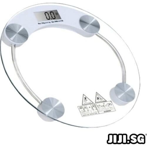 Sunshine Xiaomi Basic Round Weighing Scale (Translucent LCD) /BMI /CALORIES BODY FAT TEMPERED GLASS / WEIGHING SCALE