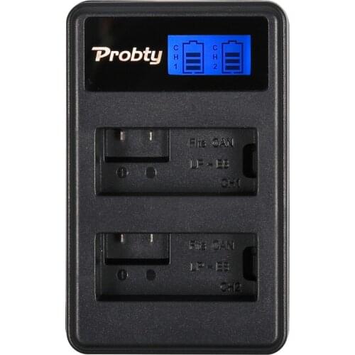Probty LP-E8 LPE8 LP E8 LCD Battery Charger For Canon EOS 550D 600D X4 X5 X6i X7i LC-E8 SSY-2290