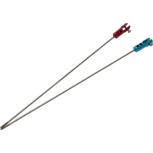 10PCS Servo M2 Metal Horn Steering Pull Rod Push Rod/Link Aluminum Alloy Clevis Chuck Connector For RC Drone Boat Airplane Toys