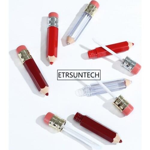 100pcs 3.5ml Mini Lip Gloss Split Bottle DIY Lip Gloss Plastic Box Containers Empty Lip blam Tube Makeup tool F3659