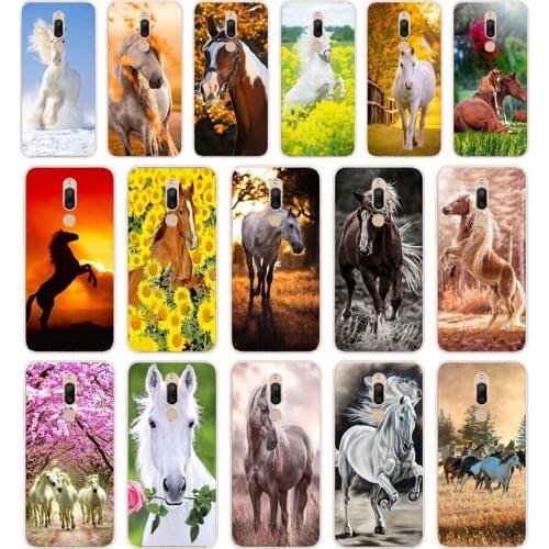 168FG Horse Animal Printed gift Soft Silicone Tpu Cover phone Case for Meizu M5 M5C M5S Note M6 M6S M6T case