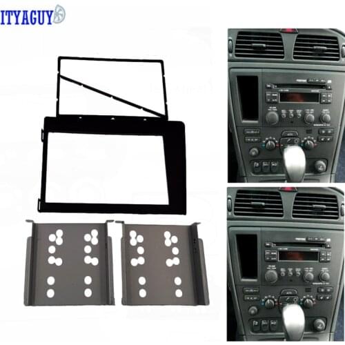 2Din Car DVD Stereo Panel Fascia For Volvo XC70 V70 S60 1998-2004 GPS Frame Interface Dash Mount Installation Trim Kit