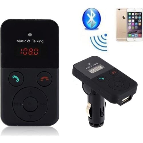 Liplasting Hands-free Wireless Bluetooth FM Transmitter Modulator Car Kit MP3 Player W/ MP3 decoder chip