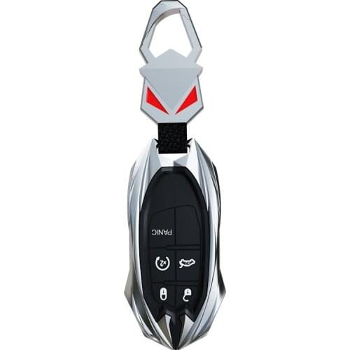 Zinc Alloy Car Remote Key Case Cover For Dodge Journey Charger for Jeep Renegade Grand Cherokee for Chrysler 200 300