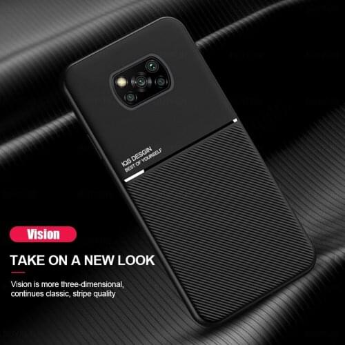 Poco X3 Pro Case Car Magnetic Holder Phone Covers for Xiaomi Poco X3 NFC M3 Pro F3 F2 Pro Soft Silicone Shockproof Coque Poco x3