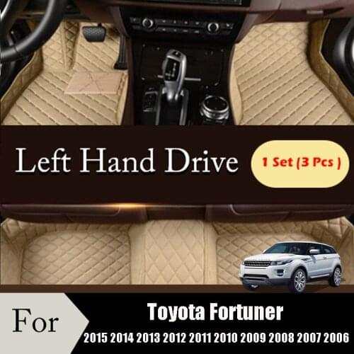 For Toyota Fortuner 2015 2014 2013 2012 2011 2010 2009 2008 2007 2006 (7 seats) Car Floor Mats Auto Accessories Carpets Styling