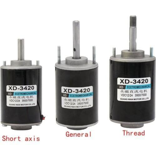 3420,,12V Permanent Magnet DC Motor,,24V High Speed Motor,,30W Miniature Motor,,DC Speed Regulating Motor