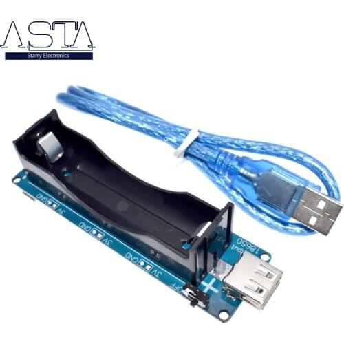 ESP32 ESP32S For Wemos For Raspberry Pi 18650 Battery Charge Shield Board V3 Micro USB Port Type-A USB 0.5A For Arduino Charge