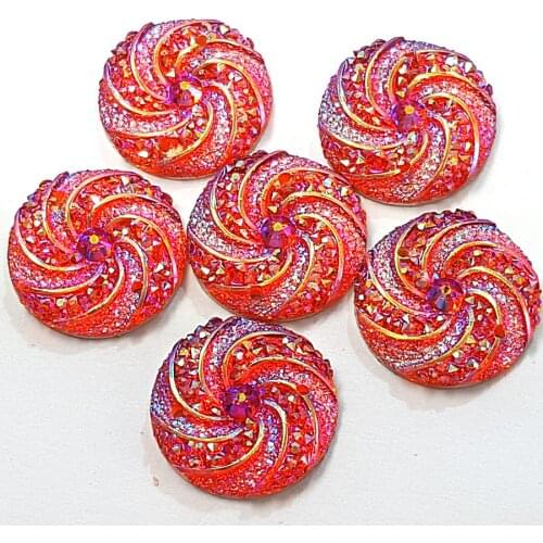 GOOD Seller,Resin Round 16mm Pink AB Windmill Rhinestones Strass Crystal Sew-on Sewing Accessories Dresses Costumes Crafts shoes