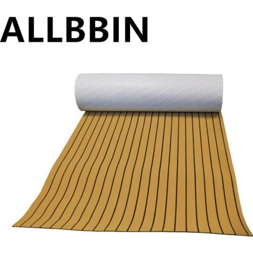 EVA 2400*1200*6 Yacht imitation teak anti-skid mat luxury car floor, cruise ship deck speedboat moisture-proof decorative board