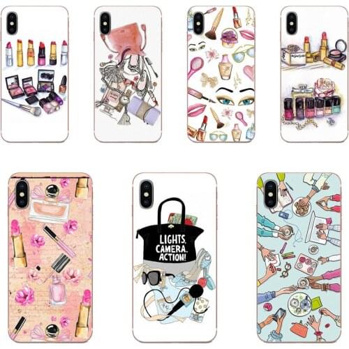 Soft Cover For HTC U11 Life Capa U11 Plus U 11 U12 Life Makeup Perfume Lipstick Make Up