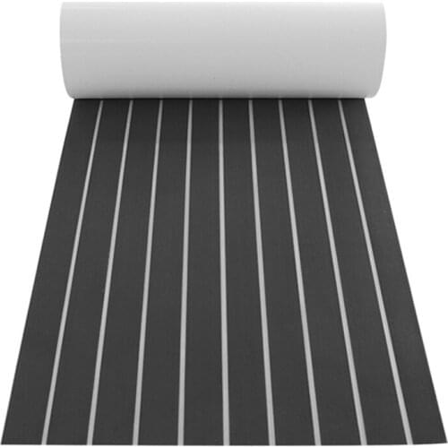 Foam Teak Decking EVA Foam Marine Flooring Faux Boat Decking Sheet Accessories Marine 45X240CM Gray