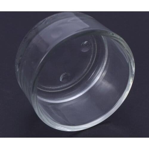 YYSD New Reptile Feeder Water Food Glass Bowl Cup Lizard Turtle Cricket Basin Feeding