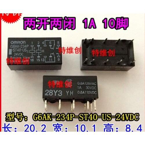 Relay G6AK-234P-ST40-US-24VDC