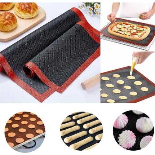 Silicone Baking Mat Non-Stick Perforated Temperature Resistant Baking Oven Sheet Liner for Cookie Bread Biscuits Kitchen Tools