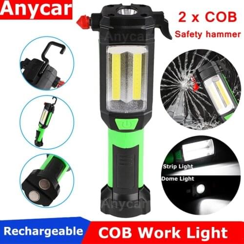 Work light Led Car Repairing Working Light cob led light bars LED Flashlight Torch Portable Lamp for Camping/Climbing/Hunting