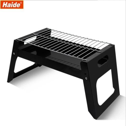 Stainless steel charcoal grill bbq carbon grill outdoor folding portable grill