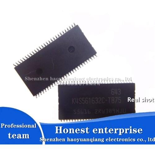 100% K4S561632C-TB75 K4S561632C TSOP-54 Brand new original BOM one-stop package