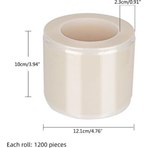 Personal Hygiene Protective Film 1200pcs/Roll Anti-fouling Film for Tattoo Pens Tattoo Machine Pen Protector